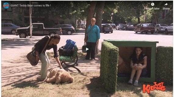 Giant Teddy Bear Prank