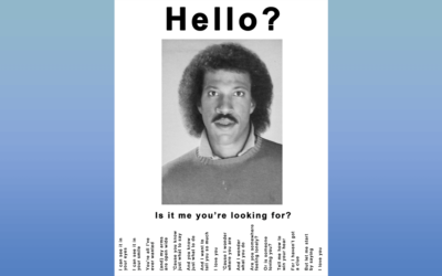 Printable Lionel Richie Flyer
