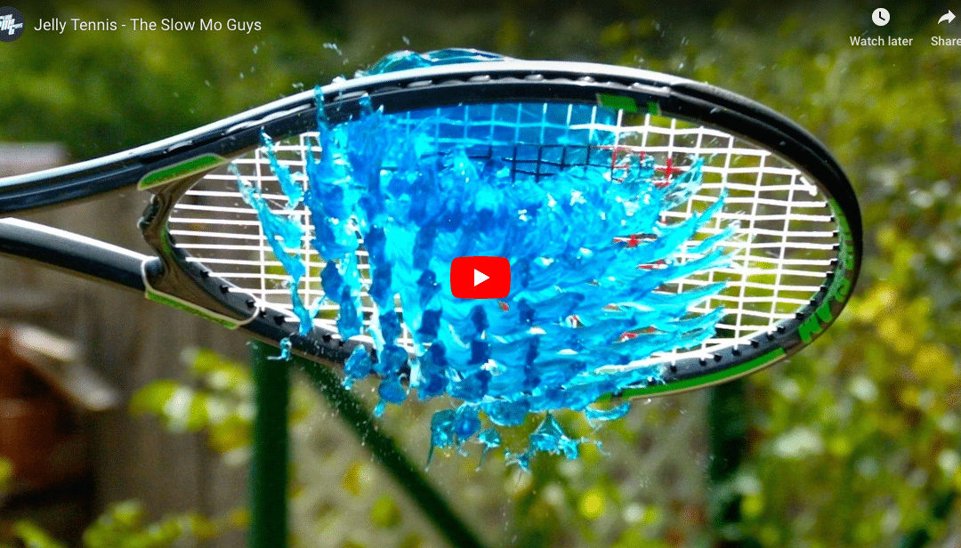 Slow Motion Jello Tennis