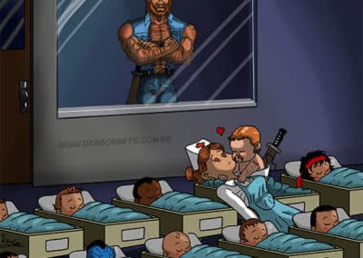 if superhero's had babies comic series chuck norris