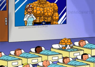 if superhero's had babies comic series the thing