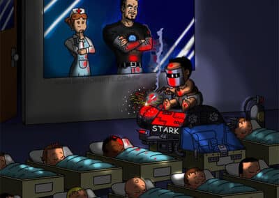 if superhero's had babies comic series iron man