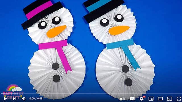 Paper Snowman Craft