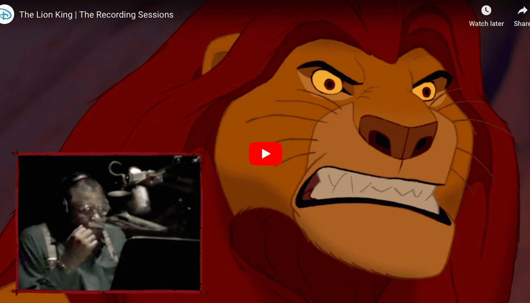 Lion King Recording Session