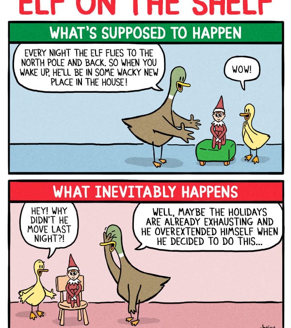 Elf On The Shelf Comic