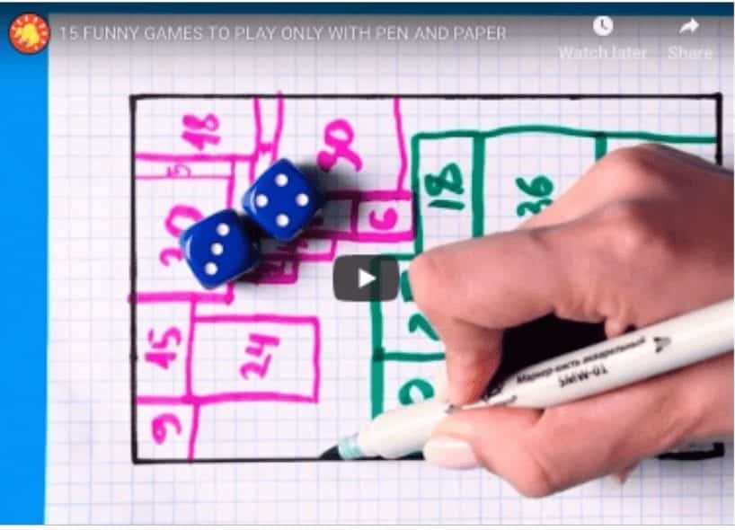 15 Fun Pen And Paper Games