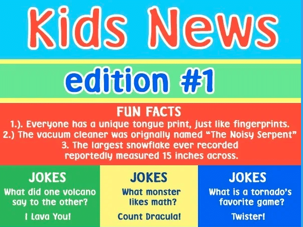 Kids News Edition #01