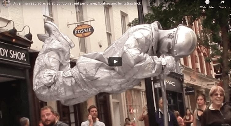 Street Performer Reveals Tricks