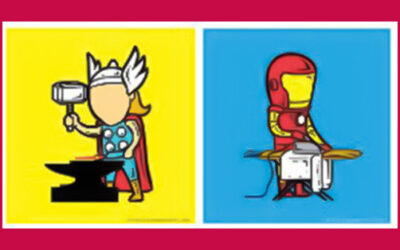 If Superheroes Had Ordinary Jobs