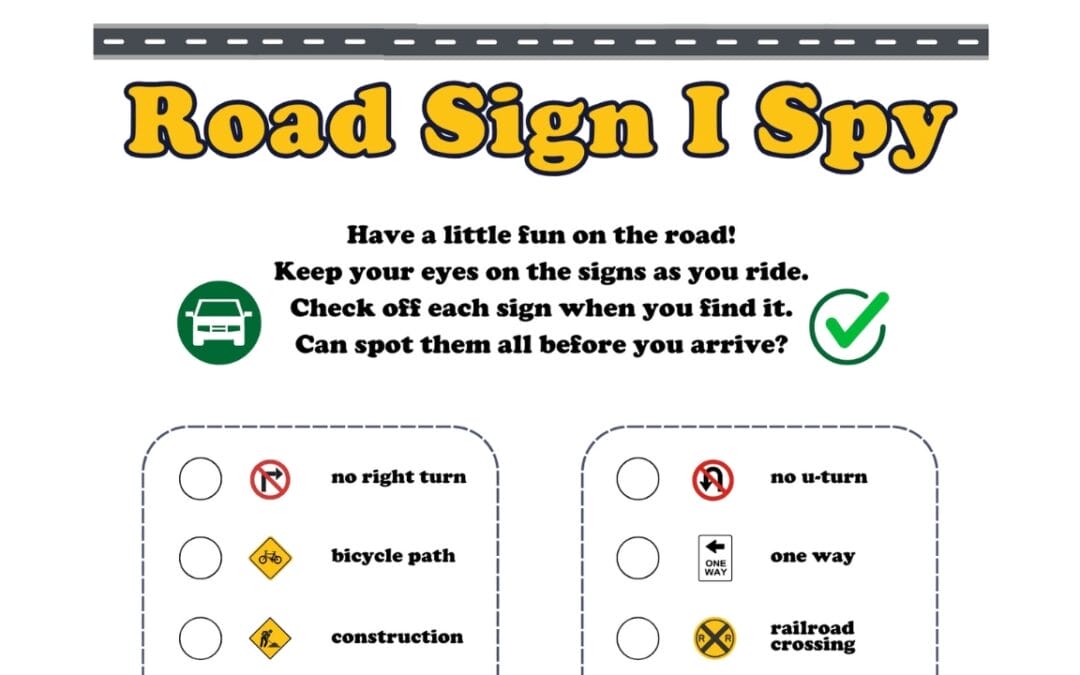 Free Printable Road Trip I Spy 🚗