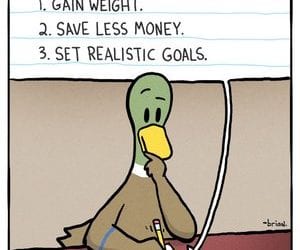 Relatable Duck New Year Comics