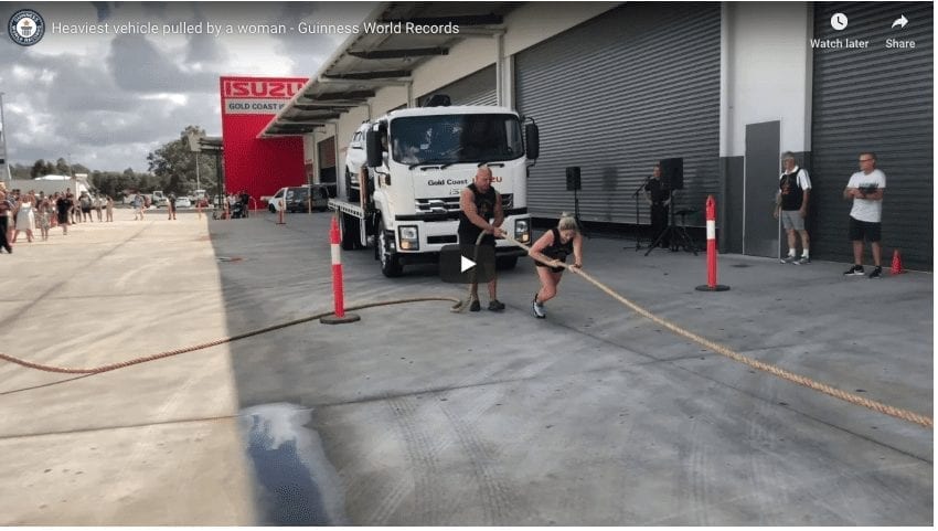 A Strong World Record For Charity