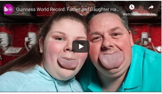 Weird World Record – Widest Tongues