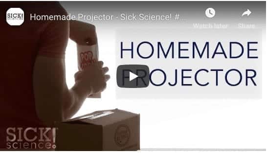 Homemade Movie Projector