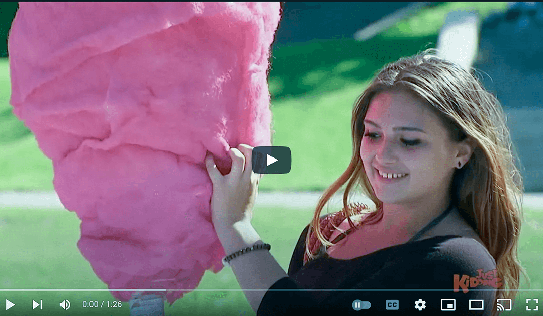 Giant Cotton Candy Prank