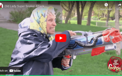 Grandma Super Soaker Prank