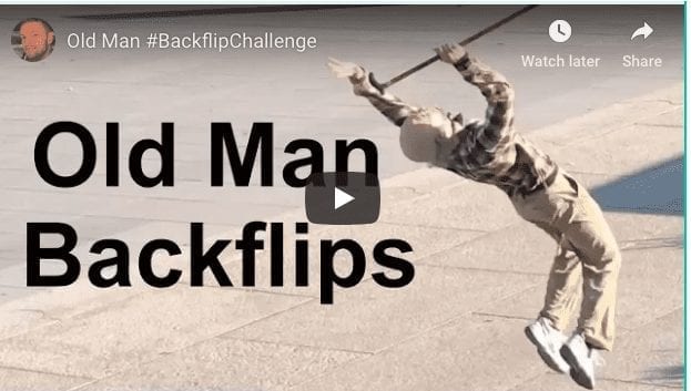 Back Flipping Grandpa