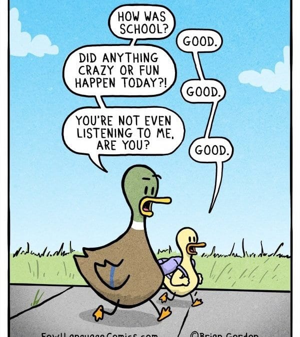The Relatable Duck On School