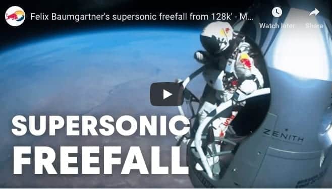 Supersonic Free Fall