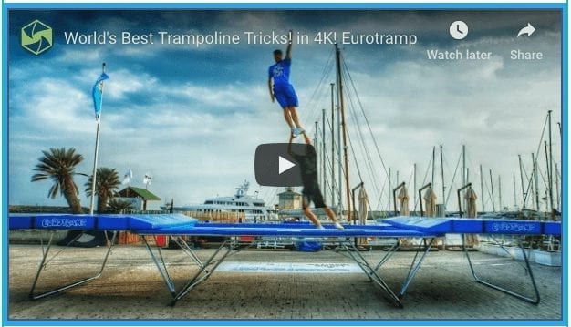 Trampoline Tricks In Slow Motion