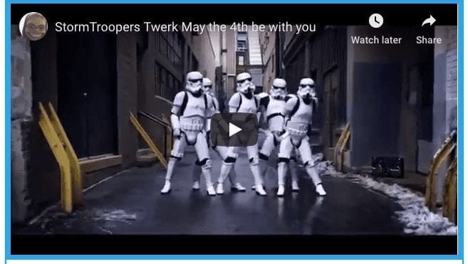 Dancing Stormtroopers