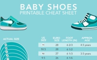 Shoe Size Chart For Babies