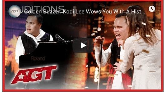 Inspiring AGT Golden Buzzer