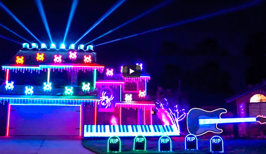 Amazing Halloween Light Show
