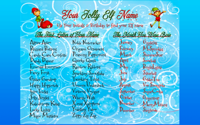 Free Printable Jolly Elf Name Generator 🧑‍🎄