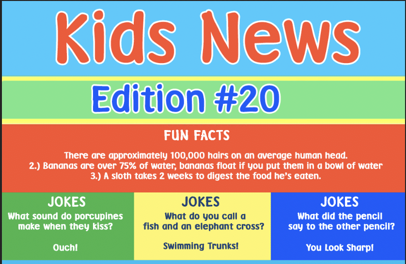 Kids News Edition #20