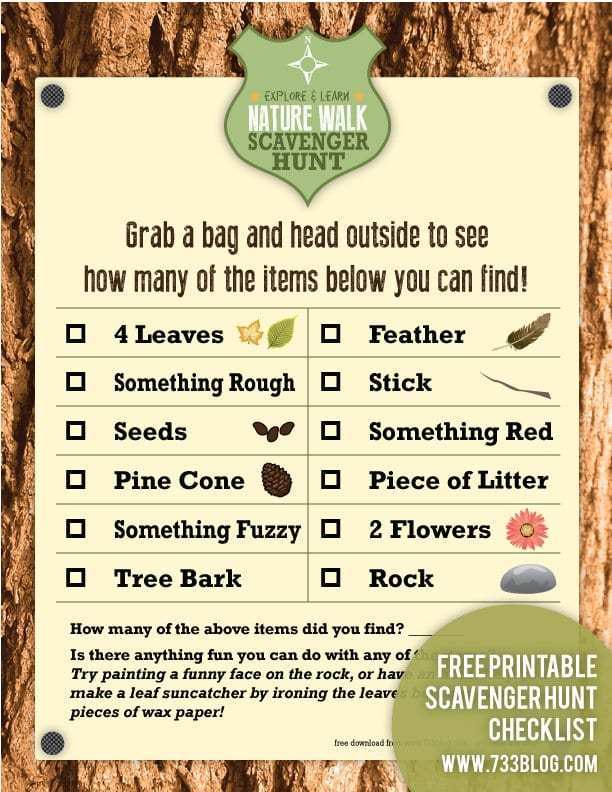 nature-scavenger-hunt Nature scavneger hunt for kids