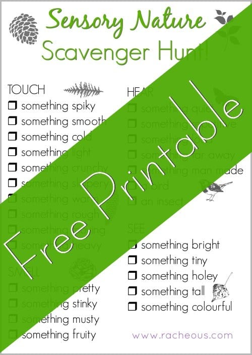 sensory-nature-scavenger-hunt Nature scavenger hunt for kids