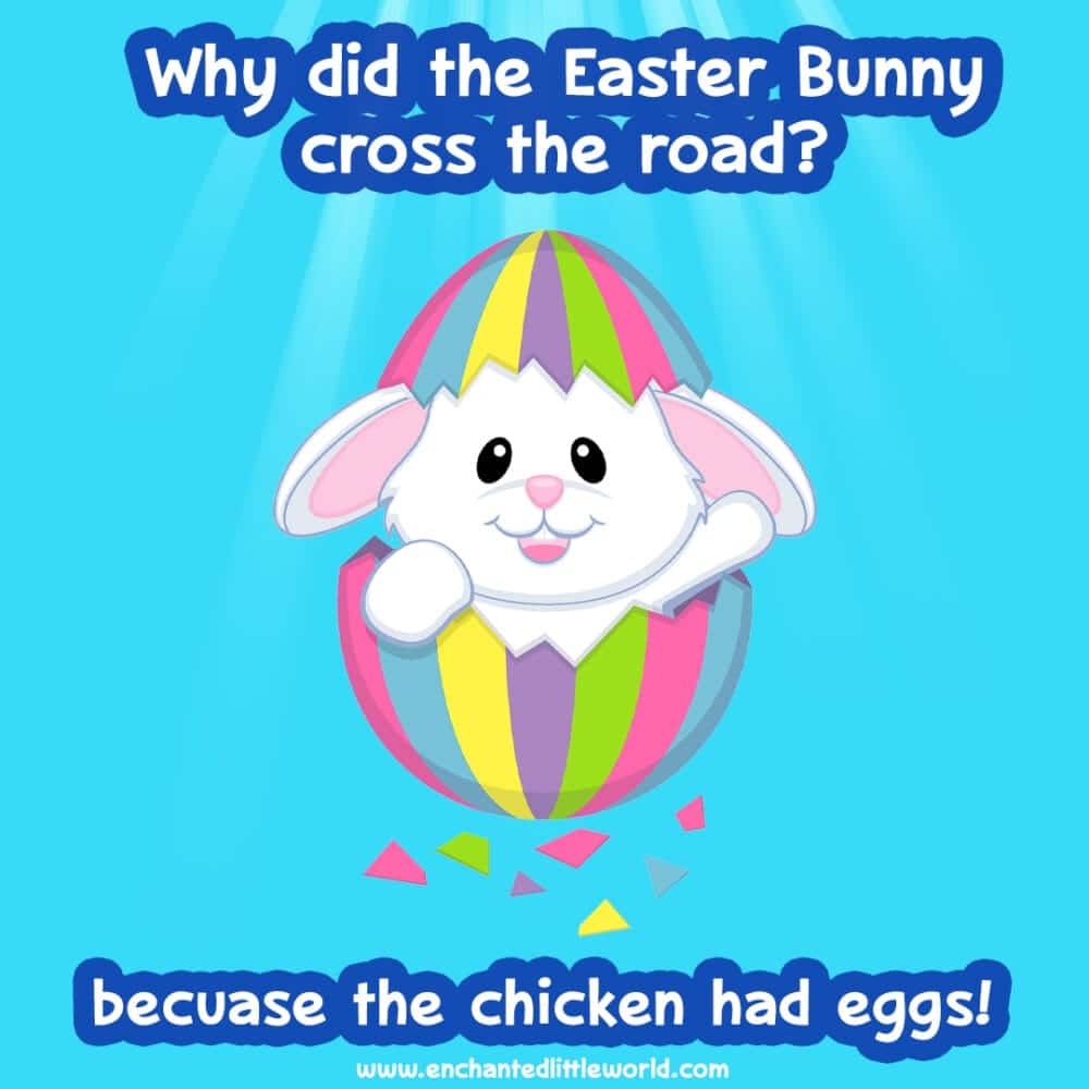 easter bunny crossing the road joke