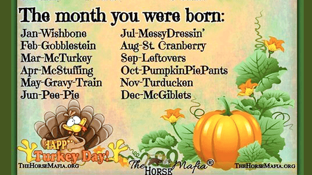 Thanksgiving Name Generator 🦃