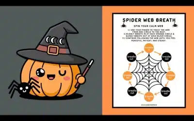 Free Printable Spider Web Breathing Exercise 🕷️