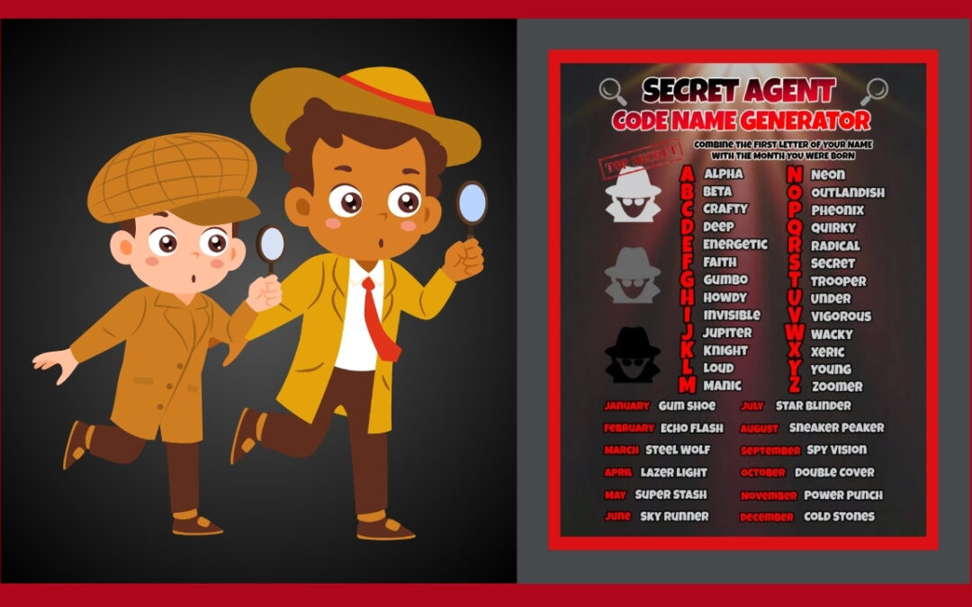 Free Printable Spy Name Generator 🕵️♂️