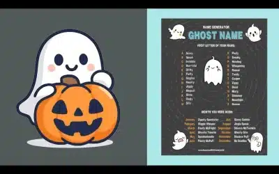 Free Printable Ghost Name Generator 👻