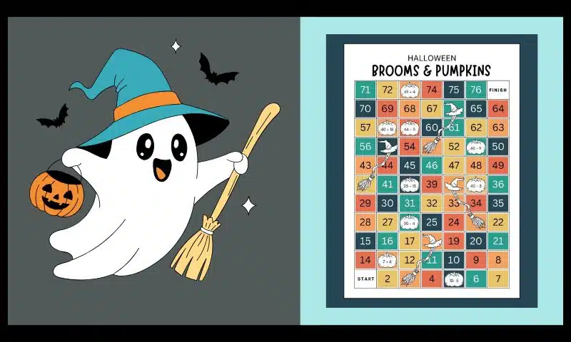 Free Printable Halloween Math Game 🧙♀️