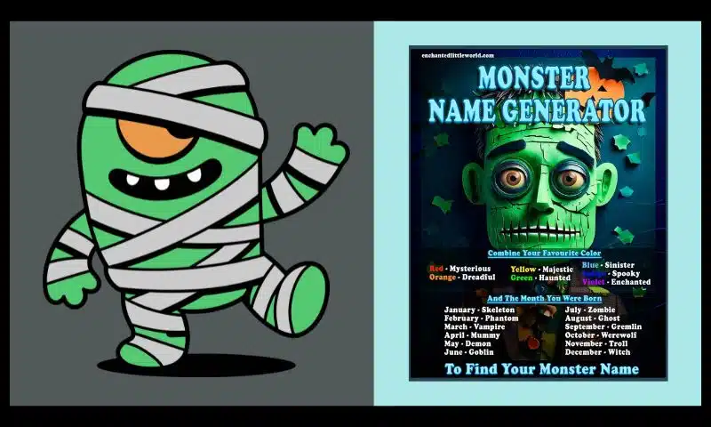 Free Printable Monster Name Generator 🧟♂️