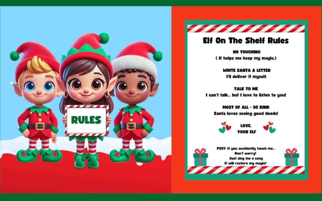 Free Printable Elf On The Shelf Rules