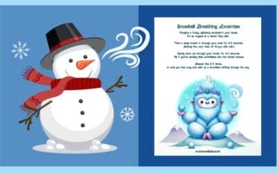 Free Printable Snowball Breathing Exercise