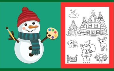 Free Printable Christmas Coloring Page