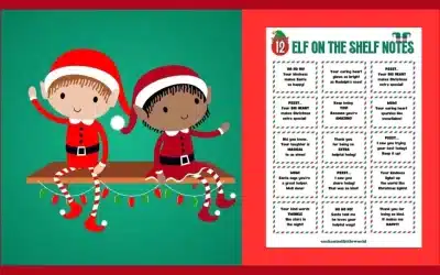 Free Printable Elf On The Shelf Notes