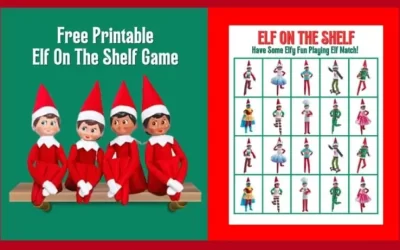 Free Printable Elf On The Shelf Game