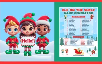 Free Printable Elf On The Shelf Name Generator