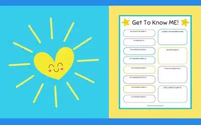 Free Printable All About Me Worksheet