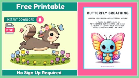 Free Printable Breathing Exercises for Kids • Enchanted Little World