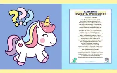 Free Printable Would You Rather