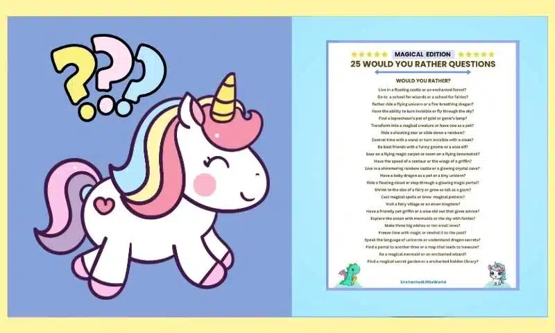 Free Printable Would You Rather