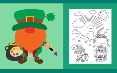 Free Printable Leprechaun Coloring